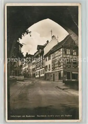 AK / Ansichtskarte ueberlingen_Bodensee Stadttor  ueberlingen Bodensee