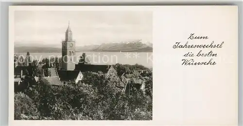 AK / Ansichtskarte ueberlingen_Bodensee Glueckwunsch Neujahr  ueberlingen Bodensee