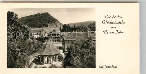 AK / Ansichtskarte Bad_Ditzenbach Glueckwunsch Neujahr  Bad_Ditzenbach