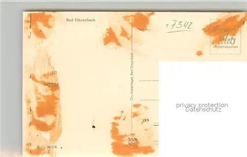 AK / Ansichtskarte Bad_Ditzenbach  Bad_Ditzenbach
