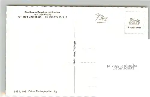 AK / Ansichtskarte Bad_Ditzenbach  Bad_Ditzenbach