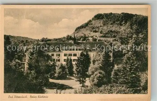 AK / Ansichtskarte Bad_Ditzenbach Neues Kurhaus  Bad_Ditzenbach