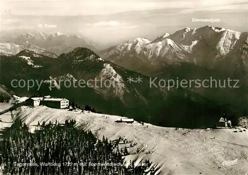 AK / Ansichtskarte Tegernsee Wallberg mit Schwendjoch und Kaiser Tegernsee