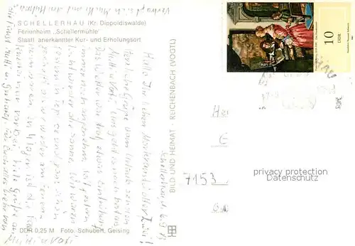AK / Ansichtskarte Schellerhau Ferienheim Schellermuehle  Schellerhau