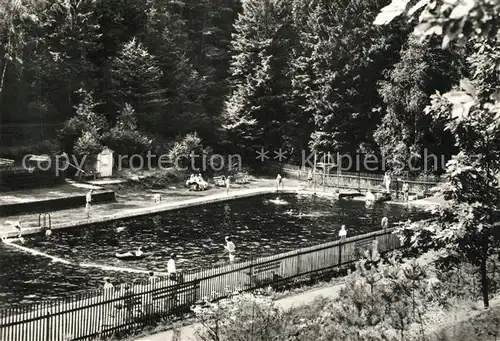 AK / Ansichtskarte Schoena_Elbe Waldbad Schoena Elbe