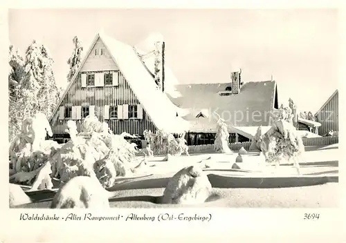 AK / Ansichtskarte Altenberg_Erzgebirge Waldschaenke Altes Raupennest Altenberg Erzgebirge