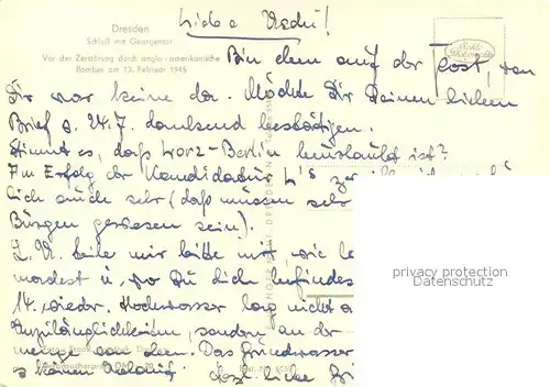 AK / Ansichtskarte Dresden Schloss mit Georgentor Dresden