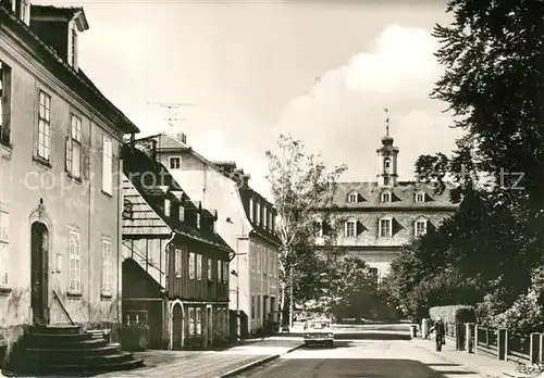 AK / Ansichtskarte Herrnhut Comeniusstrasse mit Kirchensaal Herrnhut