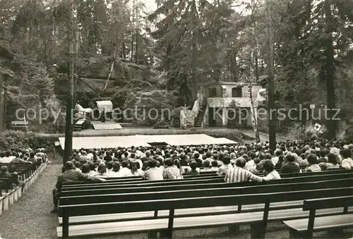 AK / Ansichtskarte Jonsdorf Waldbuehne Zittauer Gebirge Jonsdorf