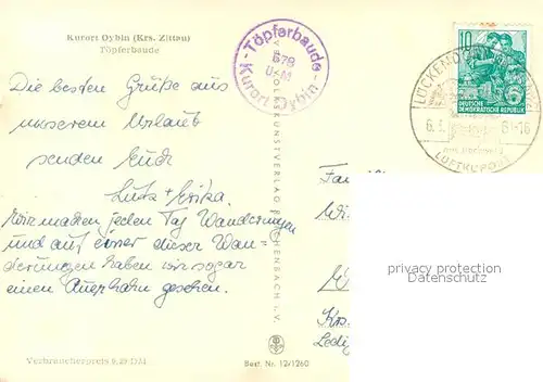 AK / Ansichtskarte Oybin Toepferbau Oybin