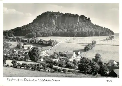 AK / Ansichtskarte Pfaffendorf_Koenigstein mit Pfaffenstein  Pfaffendorf_Koenigstein