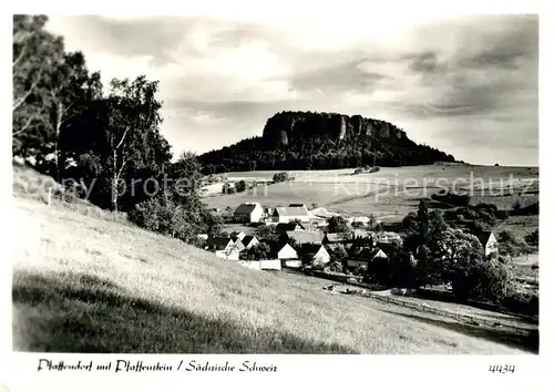 AK / Ansichtskarte Pfaffendorf_Koenigstein Mit Pfaffenstein Pfaffendorf_Koenigstein