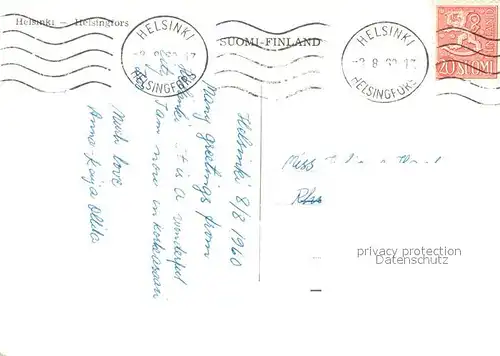 AK / Ansichtskarte Helsinki Helsingfors Helsinki