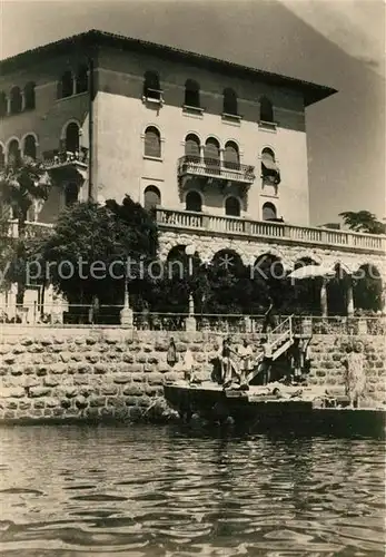 AK / Ansichtskarte Opatija_Istrien Haus am Meer Opatija_Istrien