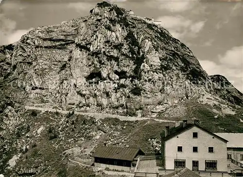 AK / Ansichtskarte Wendelsteinhaus Wendelsteingipfel Gipfelweg Wendelsteinhaus