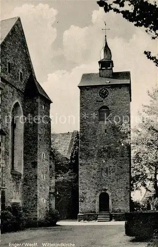 AK / Ansichtskarte Enger Wittekindkirche Enger
