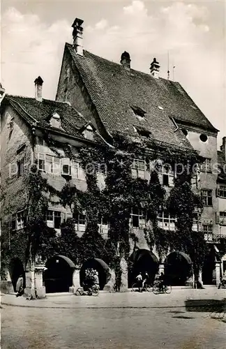 AK / Ansichtskarte Isny_Allgaeu Rathaus Isny Allgaeu