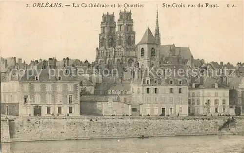 AK / Ansichtskarte Orleans_Loiret Cathedrale et le Quartier  Orleans_Loiret