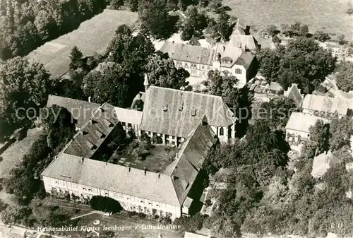 AK / Ansichtskarte Isenhagen Fliegeraufnahme Hankensbuette Kloster Isenhagen
