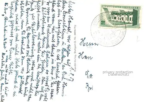 AK / Ansichtskarte Stuttgart Killesberg Aussichtsturm  Stuttgart