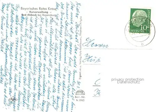 AK / Ansichtskarte Bad_Abbach Rheumakrankenhaus Hartlhof Waldfrieden Bad_Abbach