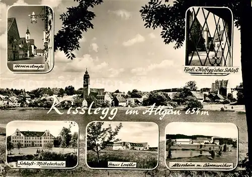 AK / Ansichtskarte Kisslegg Wolfeggsches Schloss Haus Loretto  Kisslegg