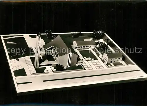 AK / Ansichtskarte Juergenohl Kirchenneubau Modell St. Benno Juergenohl