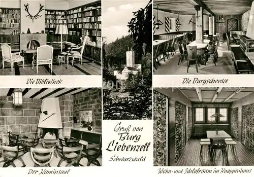 AK / Ansichtskarte Bad_Liebenzell Burg Liebenzell Burgschenke Bibliothek Bad_Liebenzell