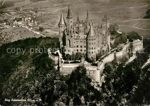 AK / Ansichtskarte Hechingen Fliegeraufnahme Burg Hohenzollern Hechingen