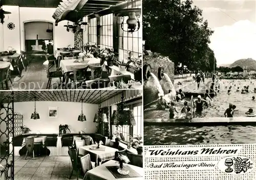 AK / Ansichtskarte Bad_Hoenningen Weinhaus Mehren Bad_Hoenningen