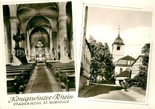 AK / Ansichtskarte Koenigswinter Pfarrkirche St. Remigius Koenigswinter