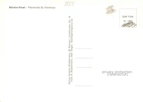 AK / Ansichtskarte Roxel Pfarrkirche St. Pantaleon  Roxel