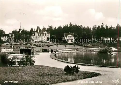AK / Ansichtskarte Hahnenklee Bockswiese_Harz Kurteich Hahnenklee Bockswiese