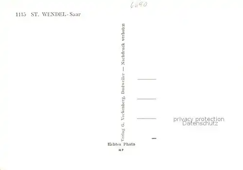 AK / Ansichtskarte St_Wendel  St_Wendel