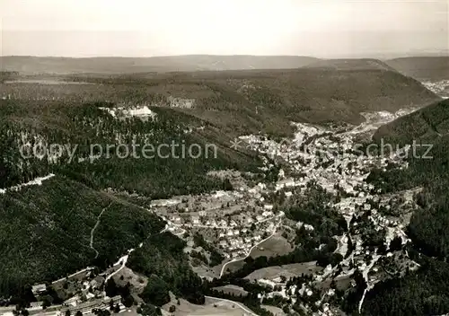 AK / Ansichtskarte Wildbad_Schwarzwald Sommerberg Fliegeraufnahme Wildbad_Schwarzwald