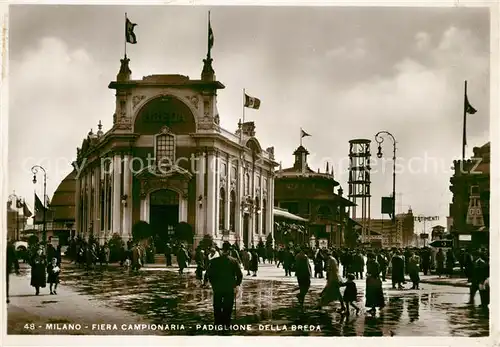 AK / Ansichtskarte Milano Fiera Campionaria Padiglione della Breda  Milano
