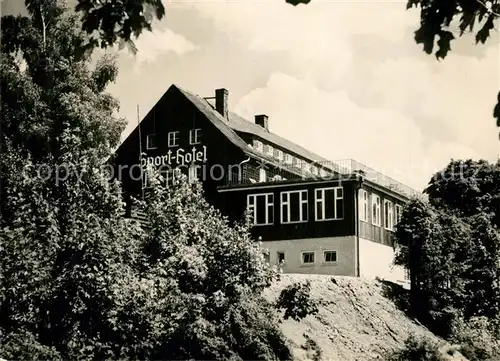 AK / Ansichtskarte Aschberg_Vogtland Sporthotel Waldgut Aschberg_Vogtland