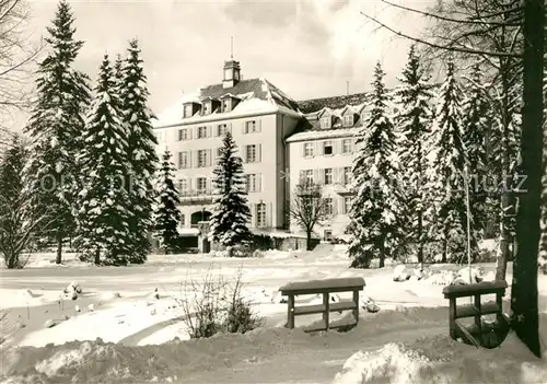 AK / Ansichtskarte Bad_Brambach Joliot Curie Haus Bad_Brambach