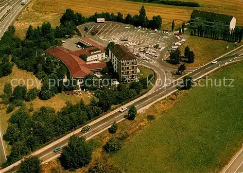 AK / Ansichtskarte Kassel Hotel Autobahn Rasthaus Fliegeraufnahme Kassel