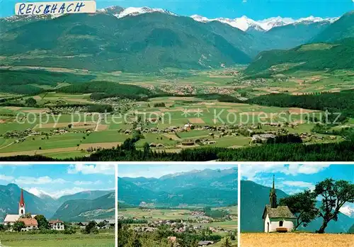 AK / Ansichtskarte Reischach_Bruneck Panorama Kirche Kapelle Reischach Bruneck