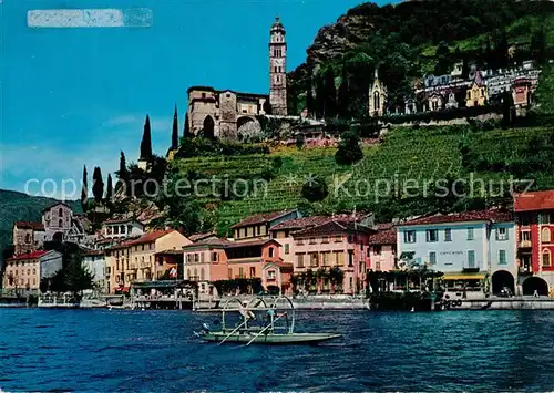 AK / Ansichtskarte Morcote_Lago_di_Lugano Panorama Morcote_Lago_di_Lugano