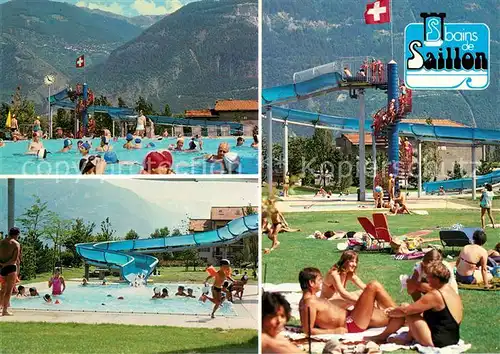 AK / Ansichtskarte Saillon Etablissement thrmal Bains de Saillon Saillon
