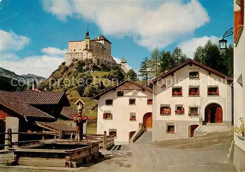 AK / Ansichtskarte Tarasp Schloss Tarasp Dorfmotiv Tarasp