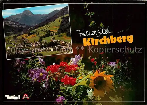 AK / Ansichtskarte Kirchberg_Tirol mit Rettenstein Bergflora Kirchberg Tirol
