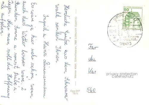 AK / Ansichtskarte Oppenau Orts und Teilansichten Kirche Brunnen Oppenau