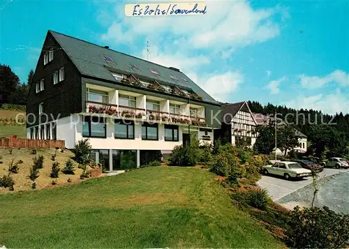 AK / Ansichtskarte Eslohe_Sauerland Hotel Pension Berghotel Habbel Eslohe_Sauerland