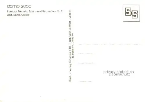 AK / Ansichtskarte Damp Europas Freizeit Sport und Kurzentrum Damp