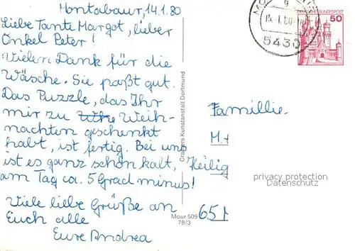 AK / Ansichtskarte Montabaur_Westerwald Kath Pfarrkirche Schloss Rathaus Wirzenborn im Gelbachtal Hallenbad Montabaur_Westerwald