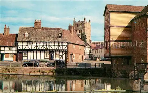 AK / Ansichtskarte Tewkesbury Abbey and Mill Tewkesbury