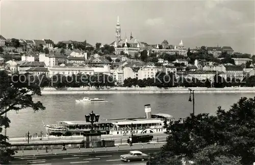 AK / Ansichtskarte Budapest Panorama Schiff Budapest